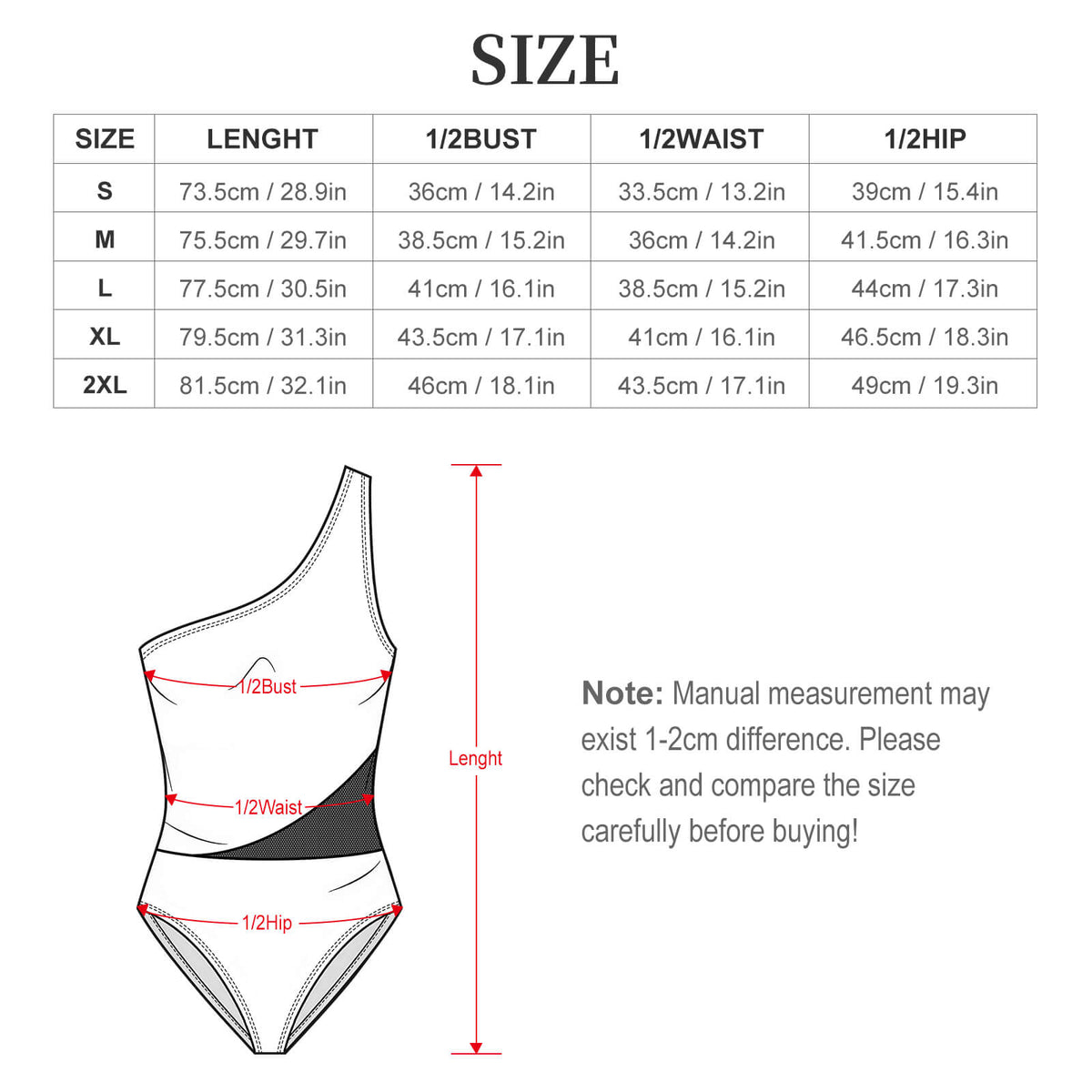 Mesh One-Piece Swimsuit