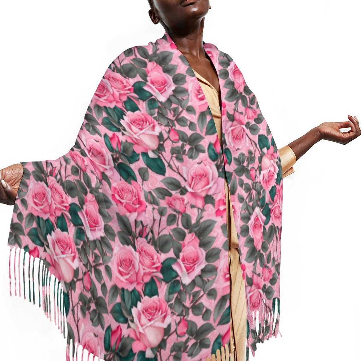 Cashmere-like Tassel Scarf