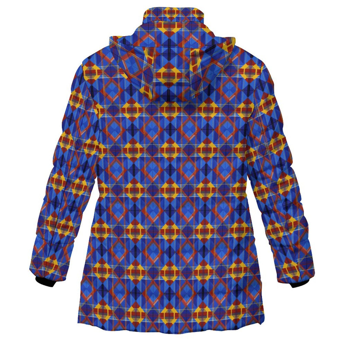 Winter Quilted Long-Sleeve Hooded Outerwear