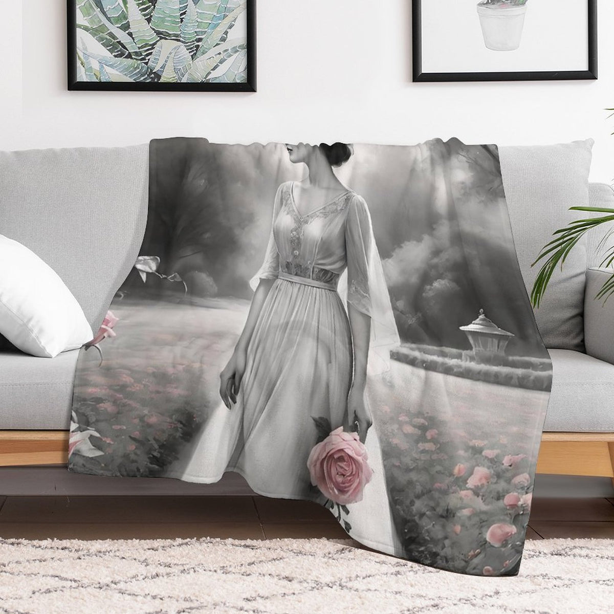 Flannel Blanket (One-sided Printing)-50"×60"