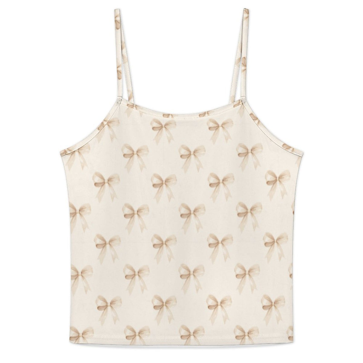 Ice Silk Camisole Pajama Set Ribbons