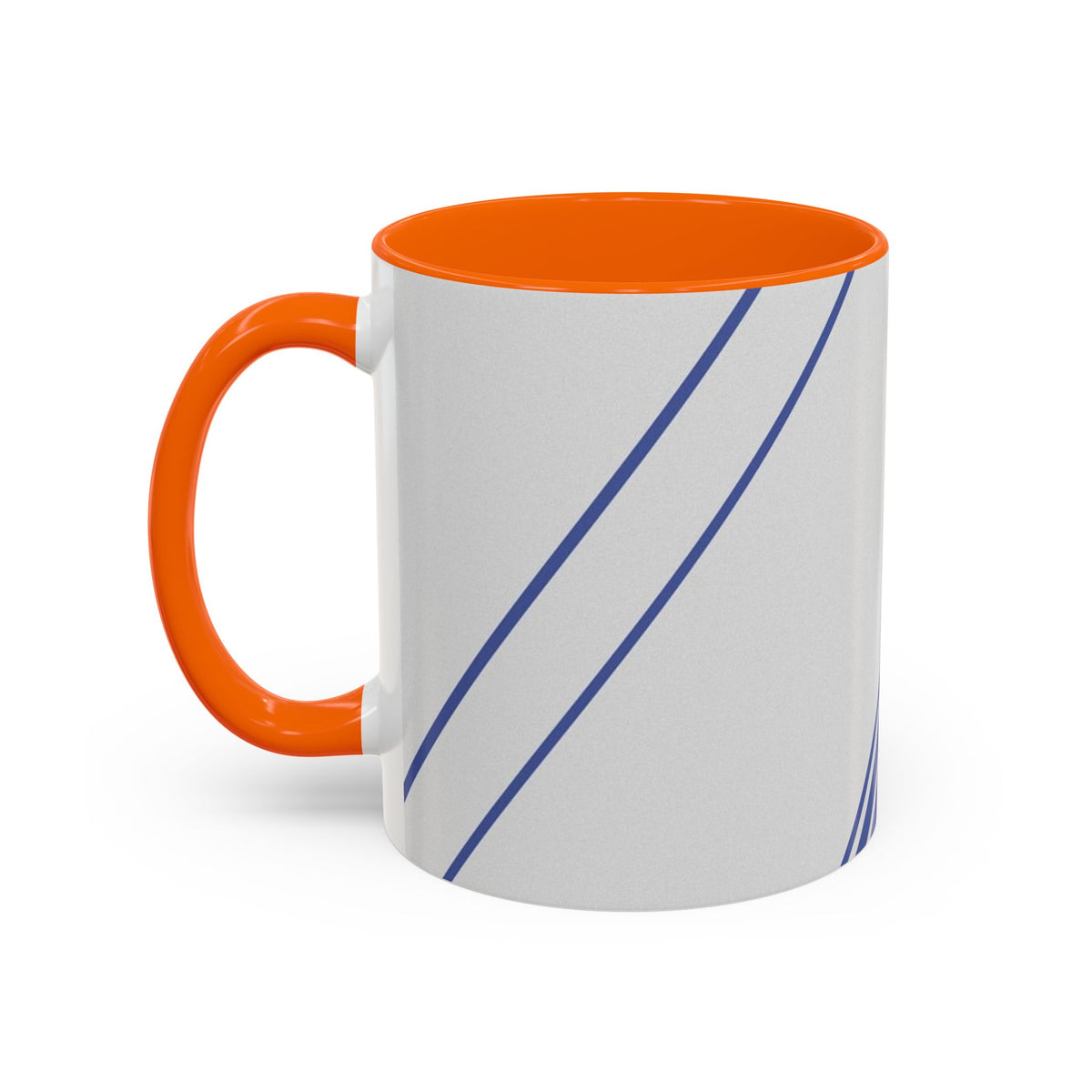 Elegant Stripe Accent Coffee Mug - Perfect for Gifts, Home Decor, Office, Birthdays, and Tea Lovers
