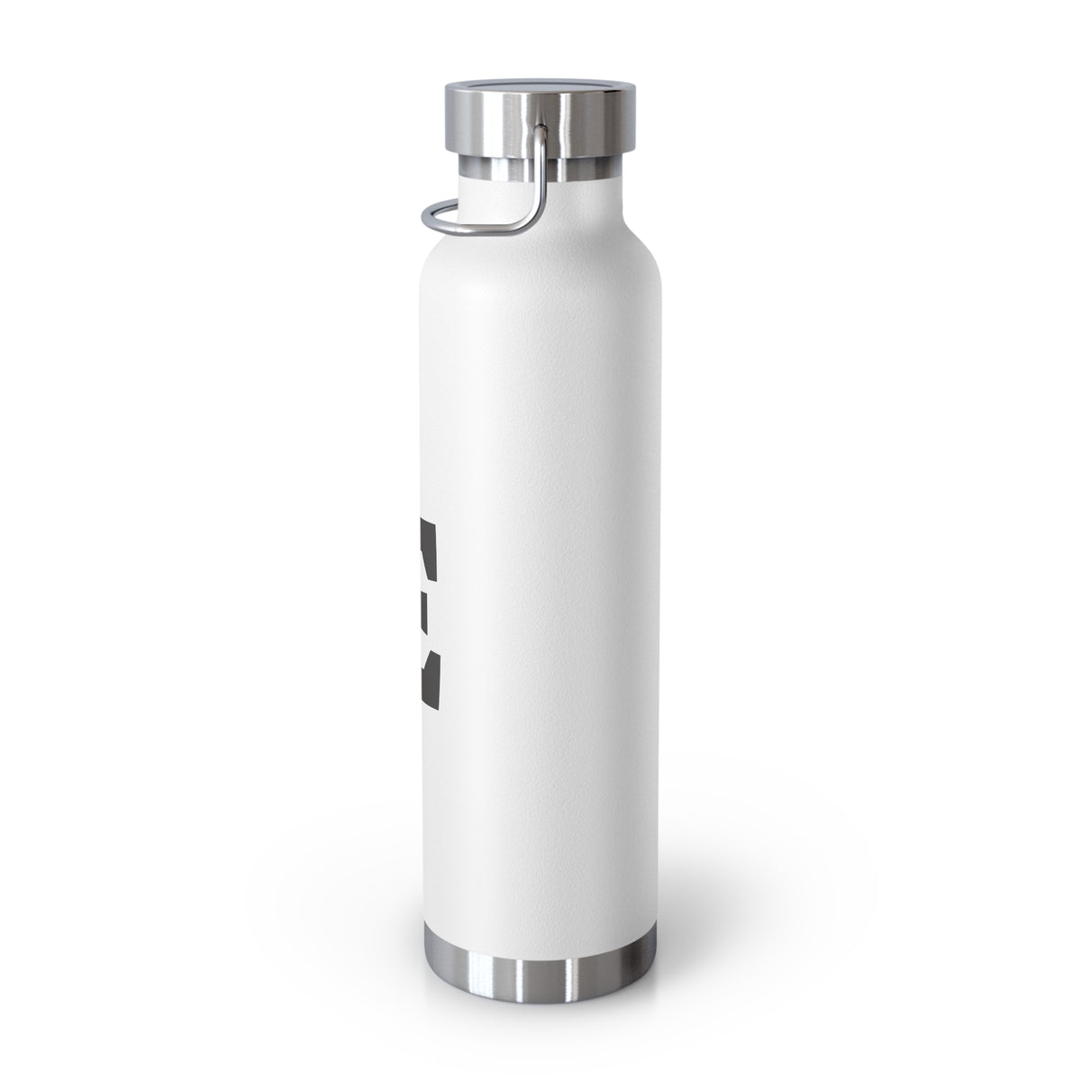 Personalized Copper Insulated Water Bottle, 22oz - "E" Custom Monogram