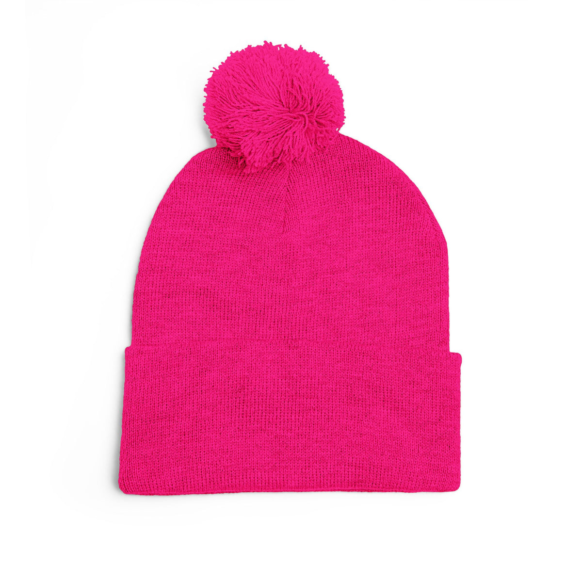 Cozy Pom-Pom Knit Cap, Winter Beanie, Embroidered Hat, Gift for Him/Her, Stylish Knitwear, Cold Weather Accessory