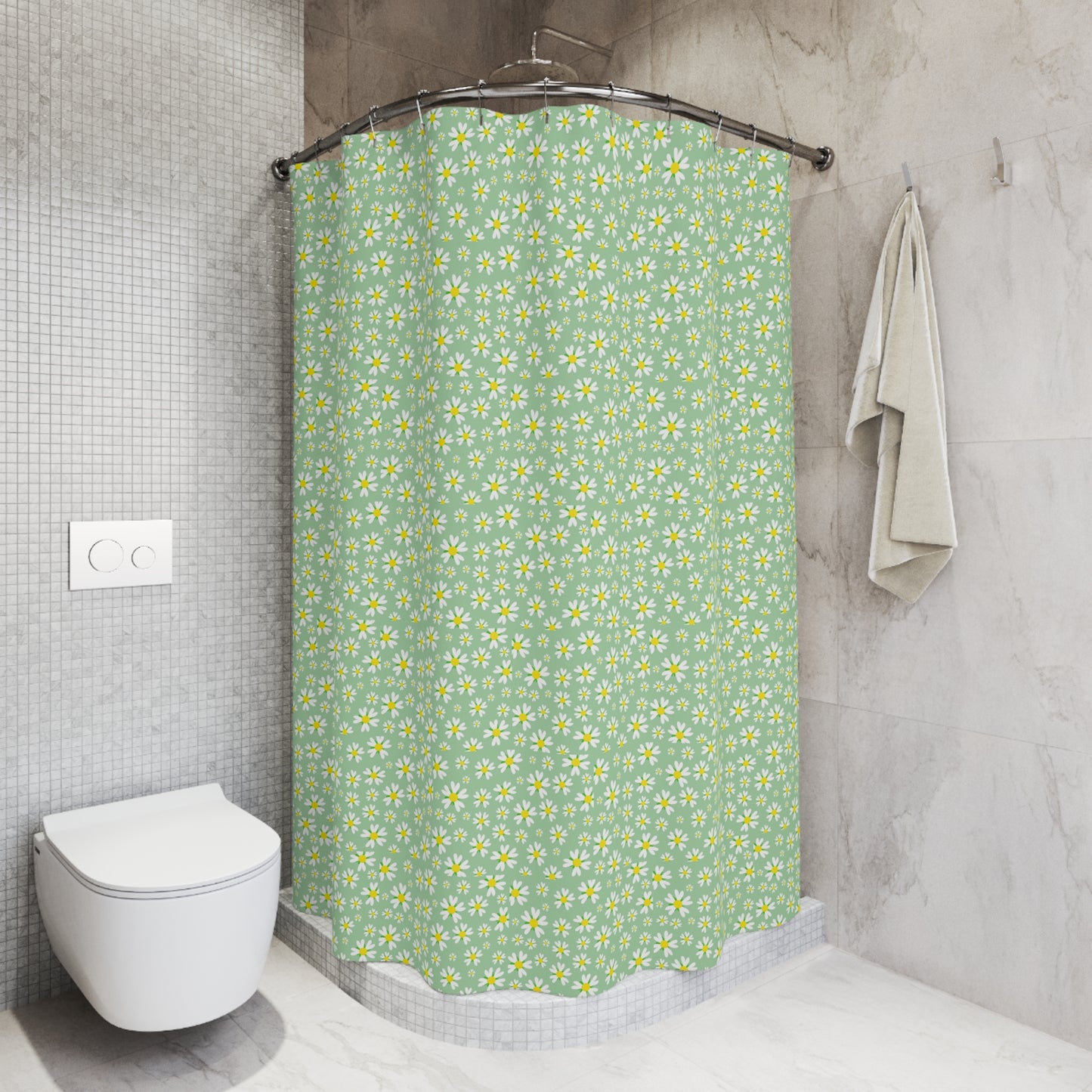 Floral Shower Curtain - Brighten Your Bathroom Decor, Perfect for Spring, Nature Lovers, and Home Makeovers, Gift for Housewarming