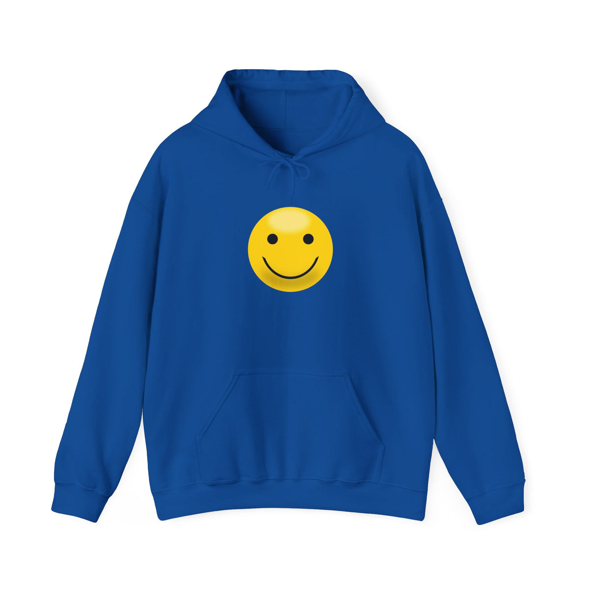 Smiley Face Hooded Sweatshirt, Unisex Cozy Hoodie