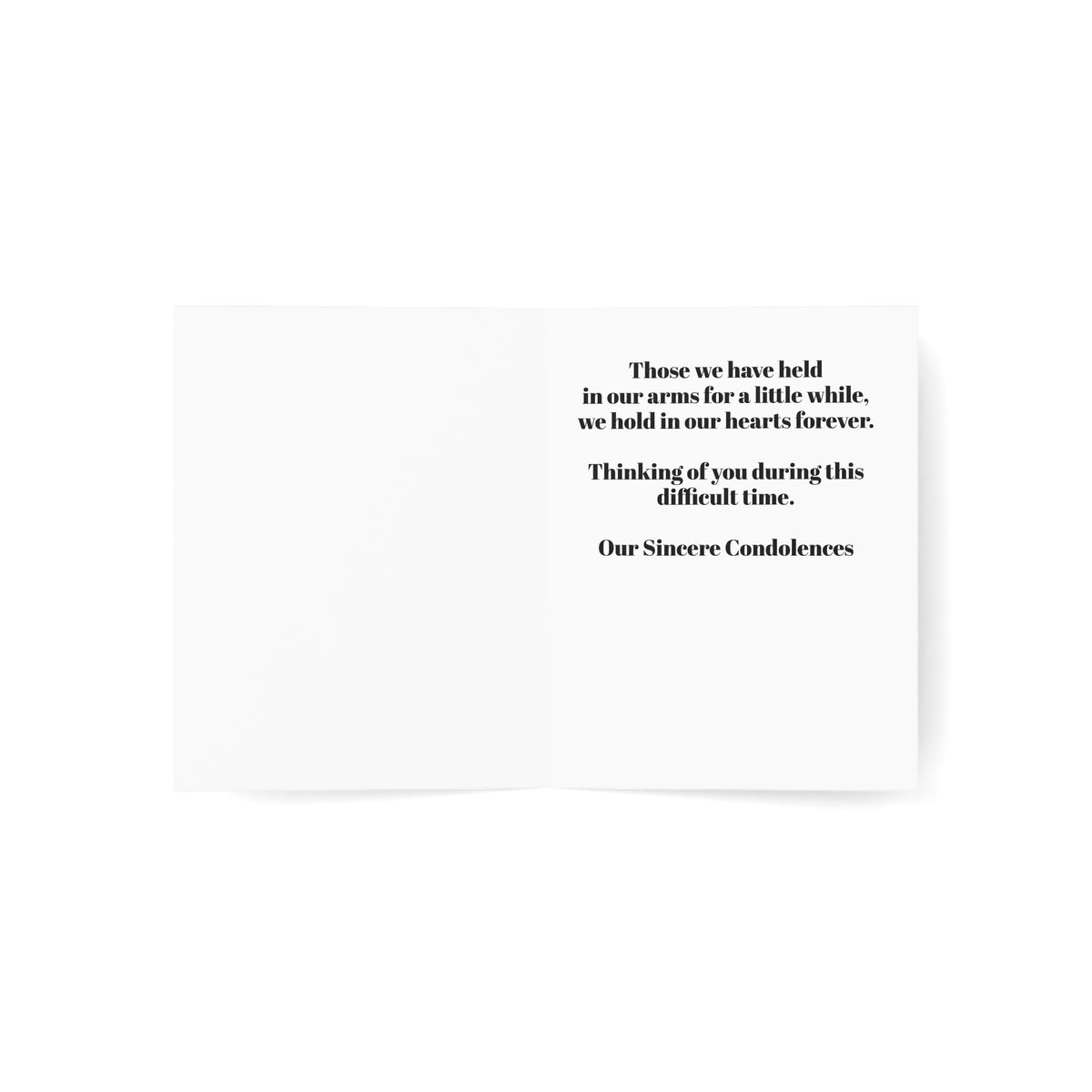 Elegant Floral Sympathy Cards Set