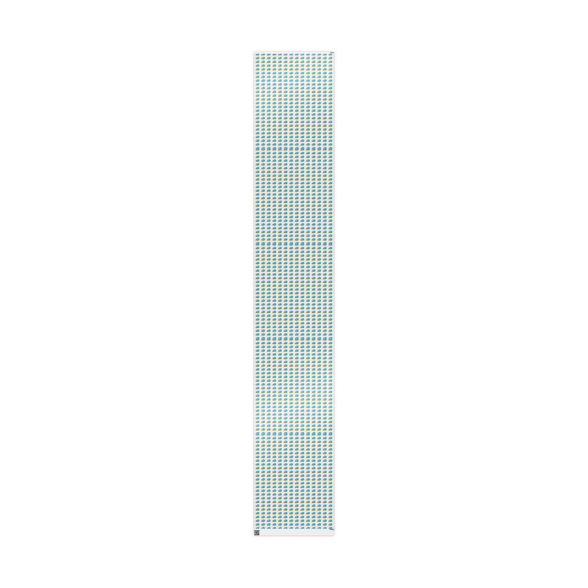Blue Gold Abstract Dots Wrapping Paper Roll — Modern Geometric Gift Wrap