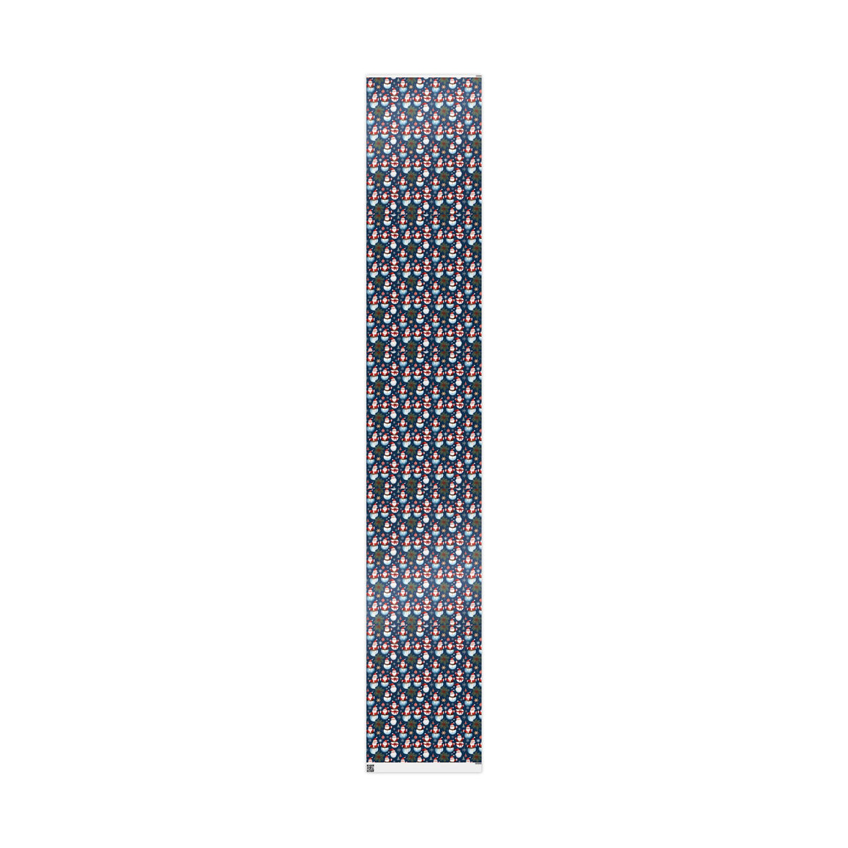 Christmas Snowman & Santa Wrapping Paper Roll — Festive Holiday Gift Wrap