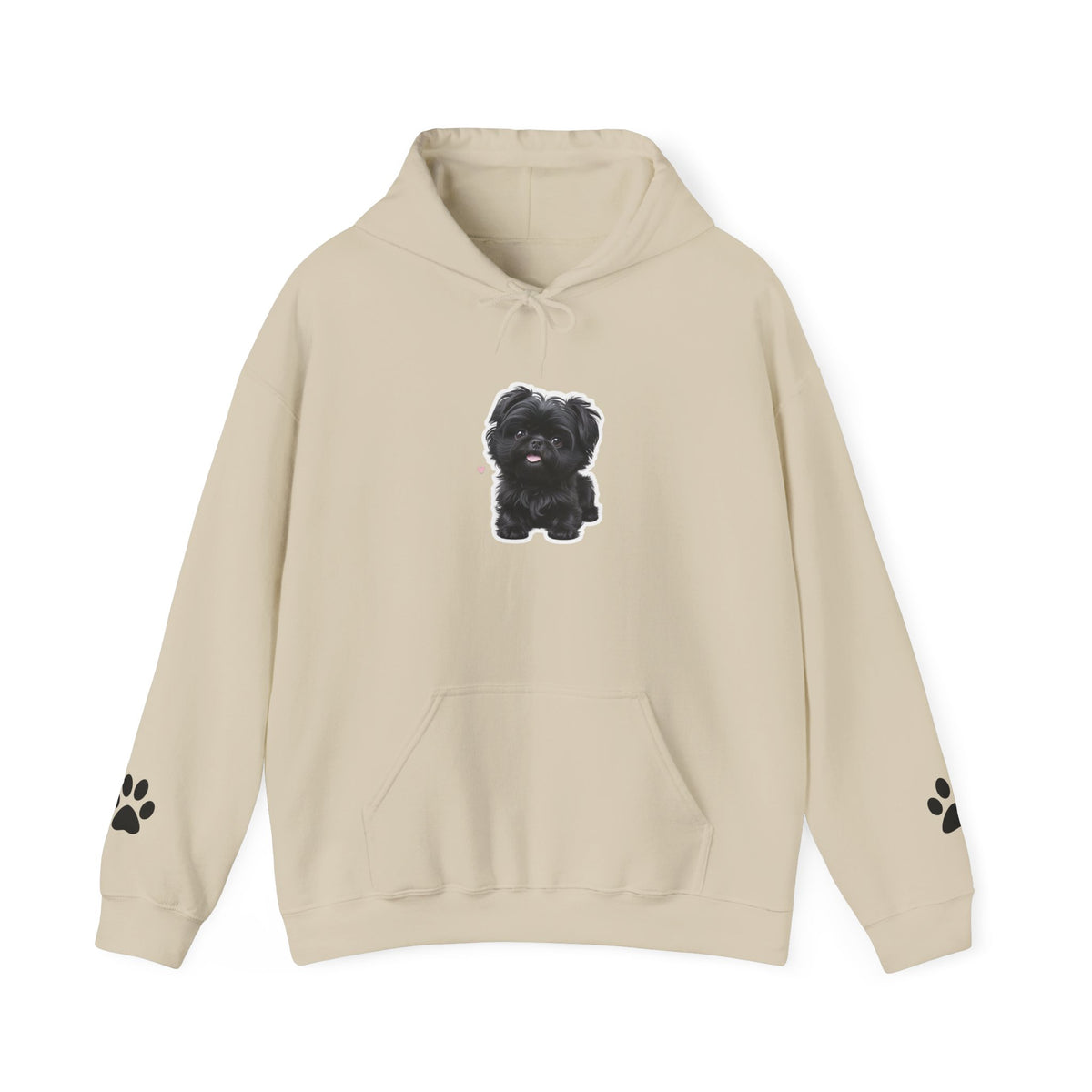 Cute Dog Paw Print Hoodie, Pet Lover Gift, Unisex Sweatshirt, Cozy Animal Hoodie, Perfect for Animal Lovers, Dog Mom Apparel