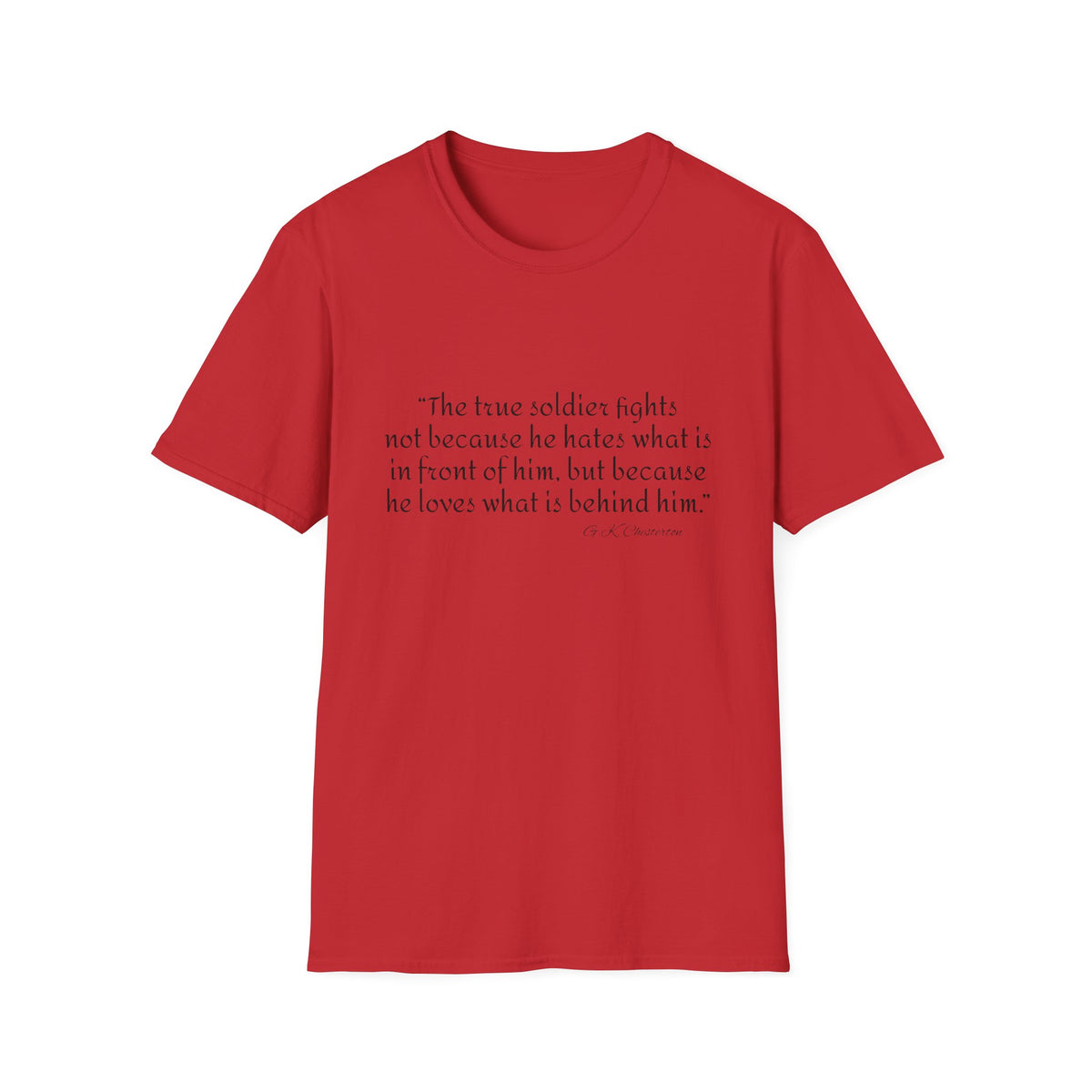 Inspirational Unisex T-Shirt, Gift for Soldiers