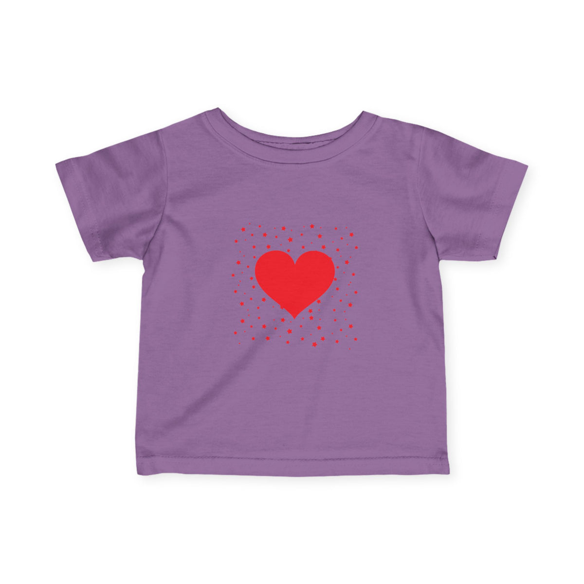Infant Tee – Red Heart Confetti Baby Shirt