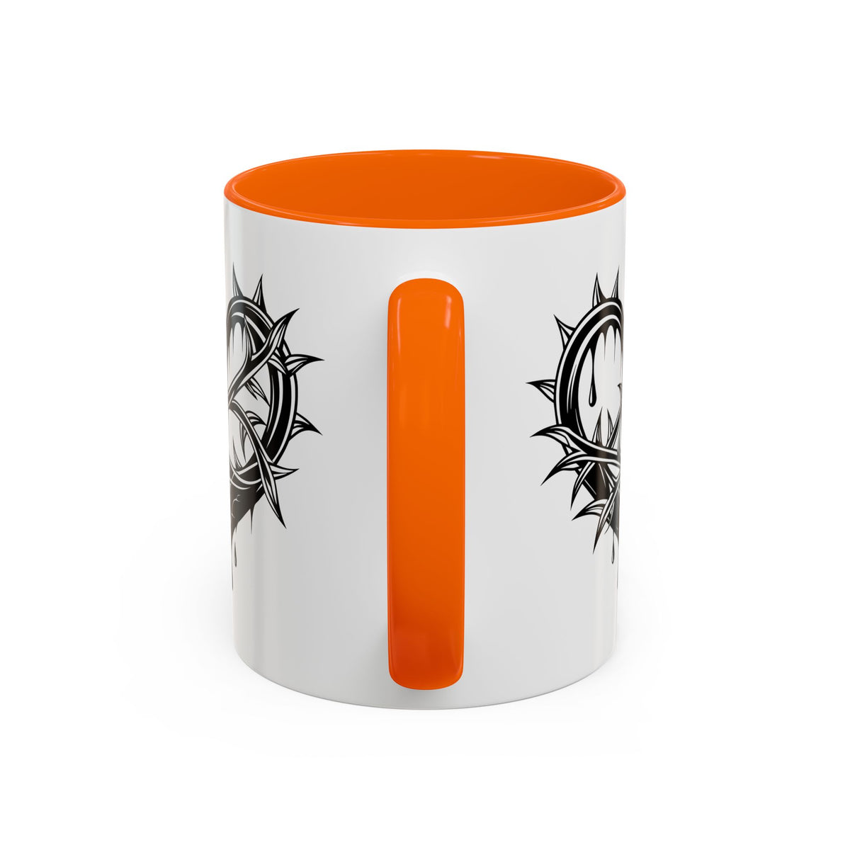 Gothic Heart Mug, Unique Art Coffee Cup for Gifting, Gothic Home Decor, Perfect for Friends, Gothic Style Drinkware