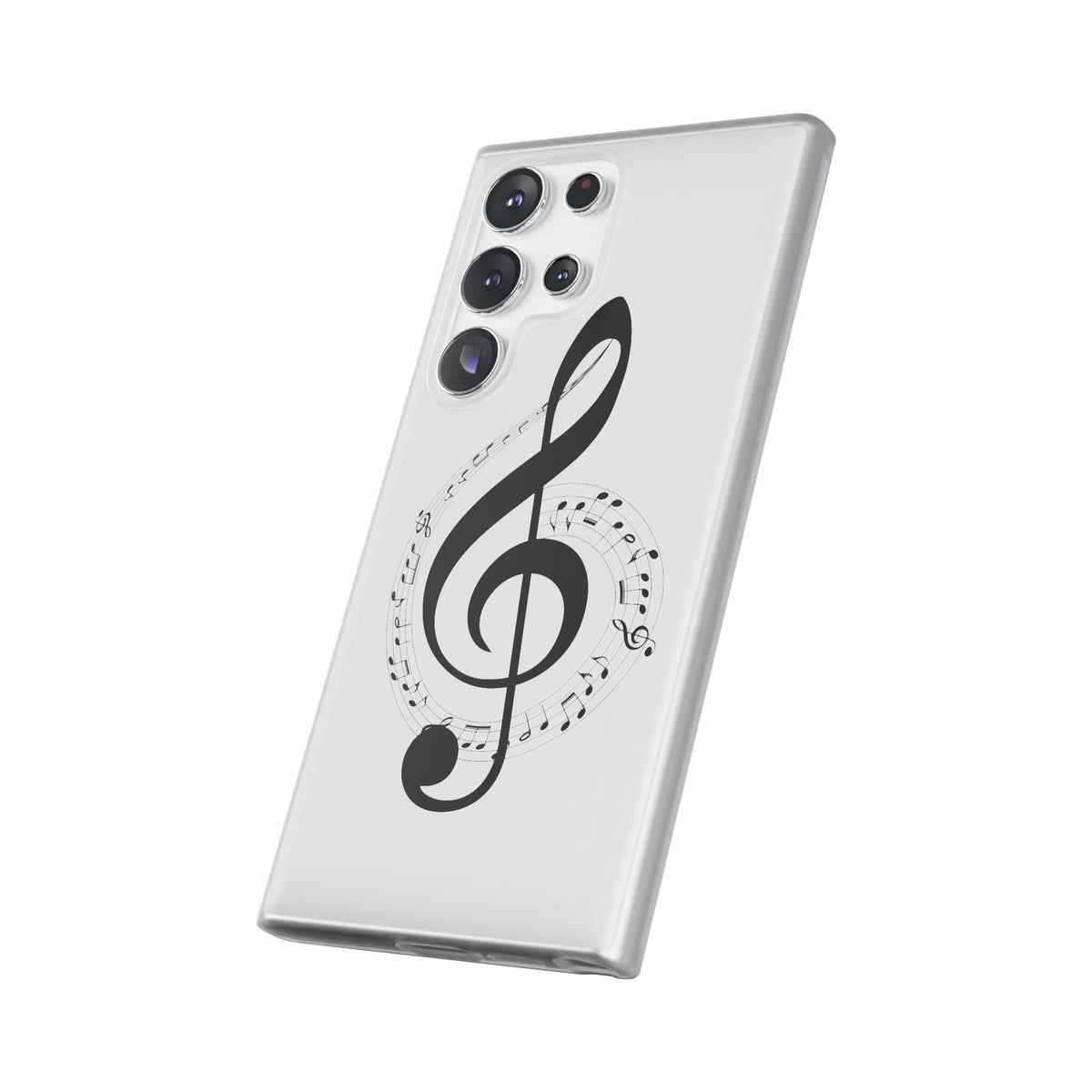 Phone Case — Musical Treble Clef Design