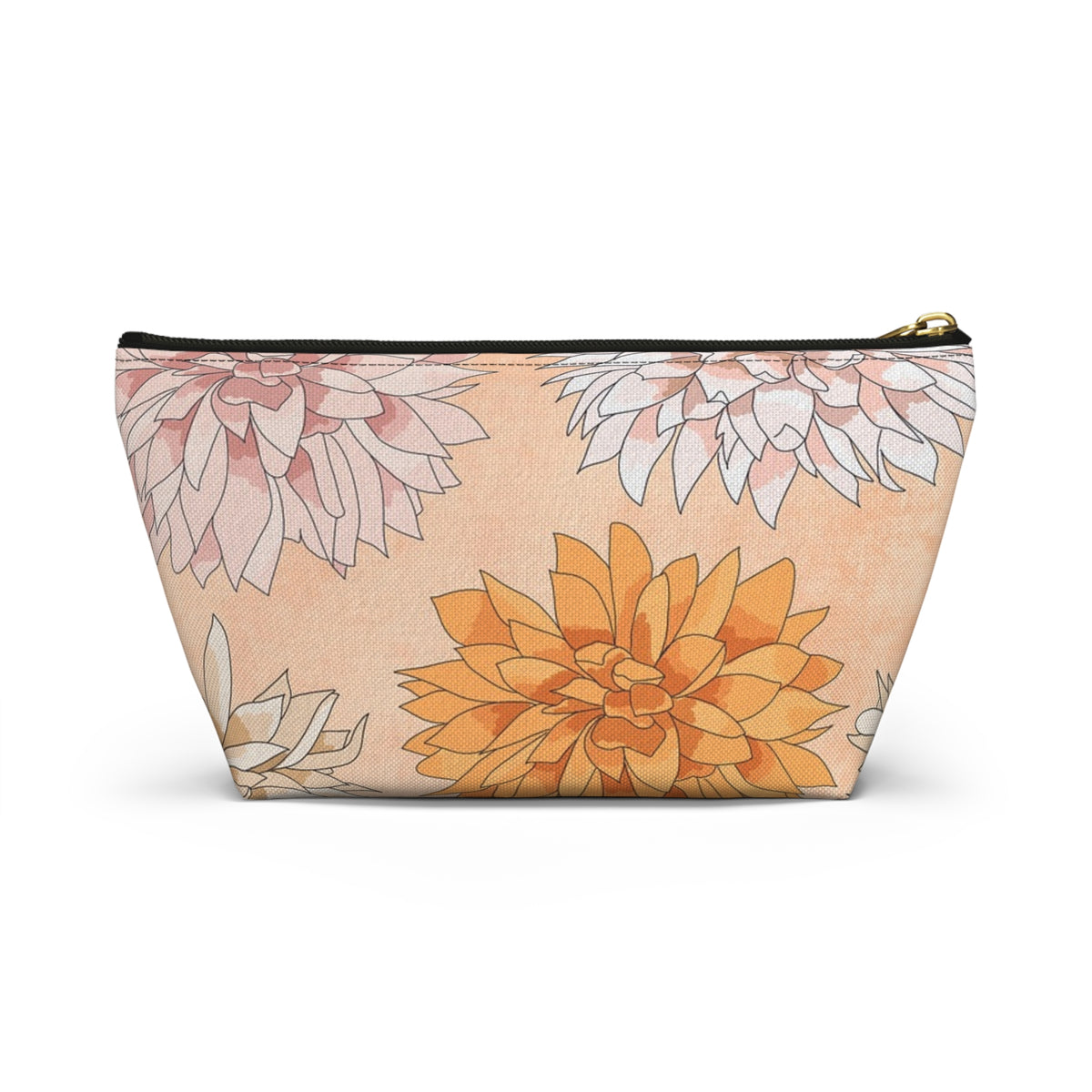 Floral Accessory Pouch - Versatile Cosmetic Bag, Travel Organizer, Gift for Her, Makeup Storage, Stylish Pencil Case