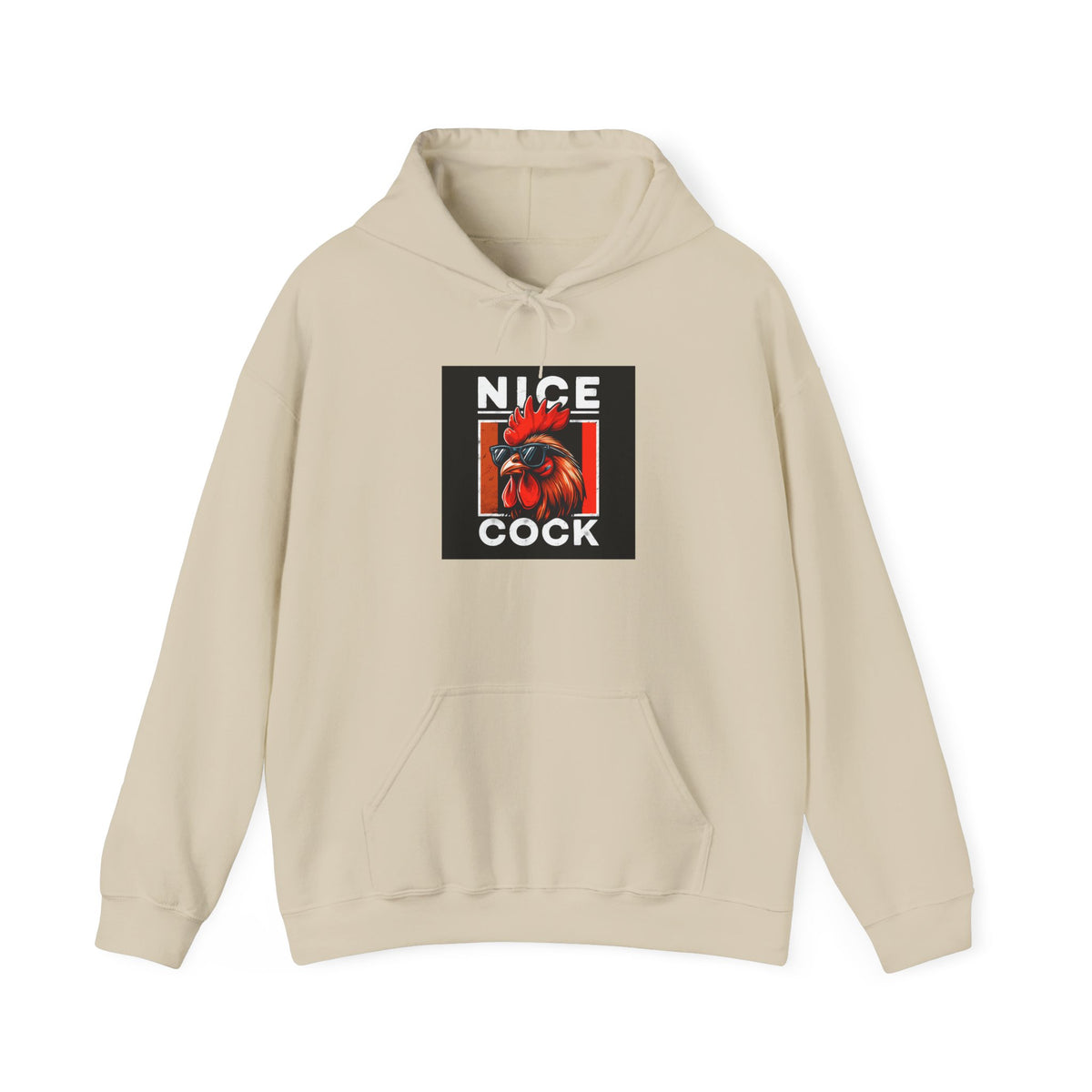Rooster Graphic Hoodie – "Nice Cock" Bold Farmhouse Pullover