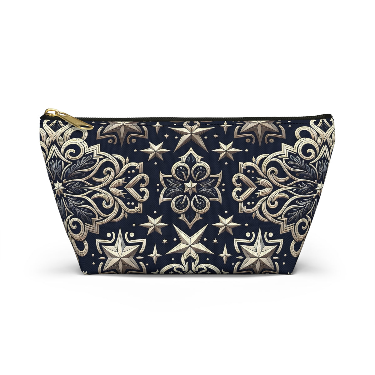 Elegant Starry Pattern Accessory Pouch | Makeup Bag, Travel Organizer, Gift for Her, Stylish Storage, Cosmetology Essentials