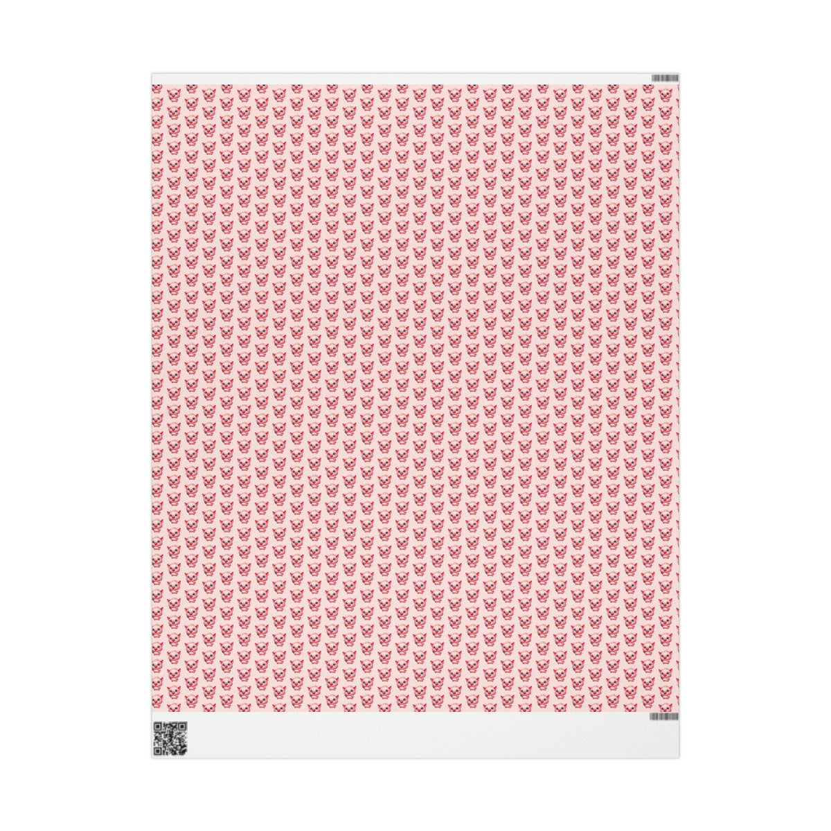 Cute Pig Pattern Wrapping Paper, Gift Wrap for Birthdays, Holidays, Baby Showers, Party Decor, Craft Projects
