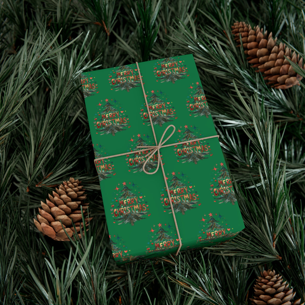 Festive Gift Wrap Papers for Holiday Cheer, Christmas Wrapping Paper, Eco-Friendly Gift Wrap, Decorative Gift Covering, AI Design Inspired