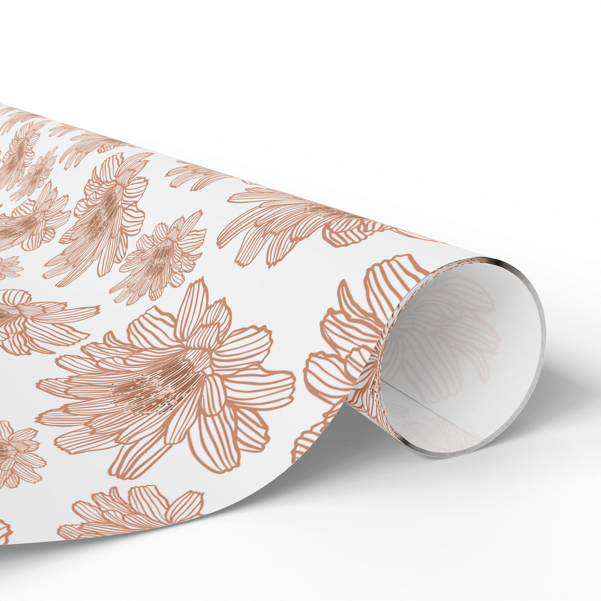 Elegant Floral Wrapping Paper, Gift Wrap for Birthdays, Weddings, Anniversaries, Holidays, Eco-Friendly Gift Wrap