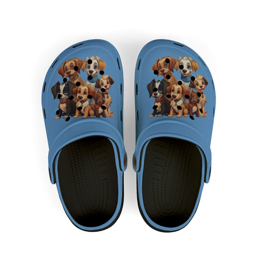 Kids' Dog-Themed EVA Foam Clogs