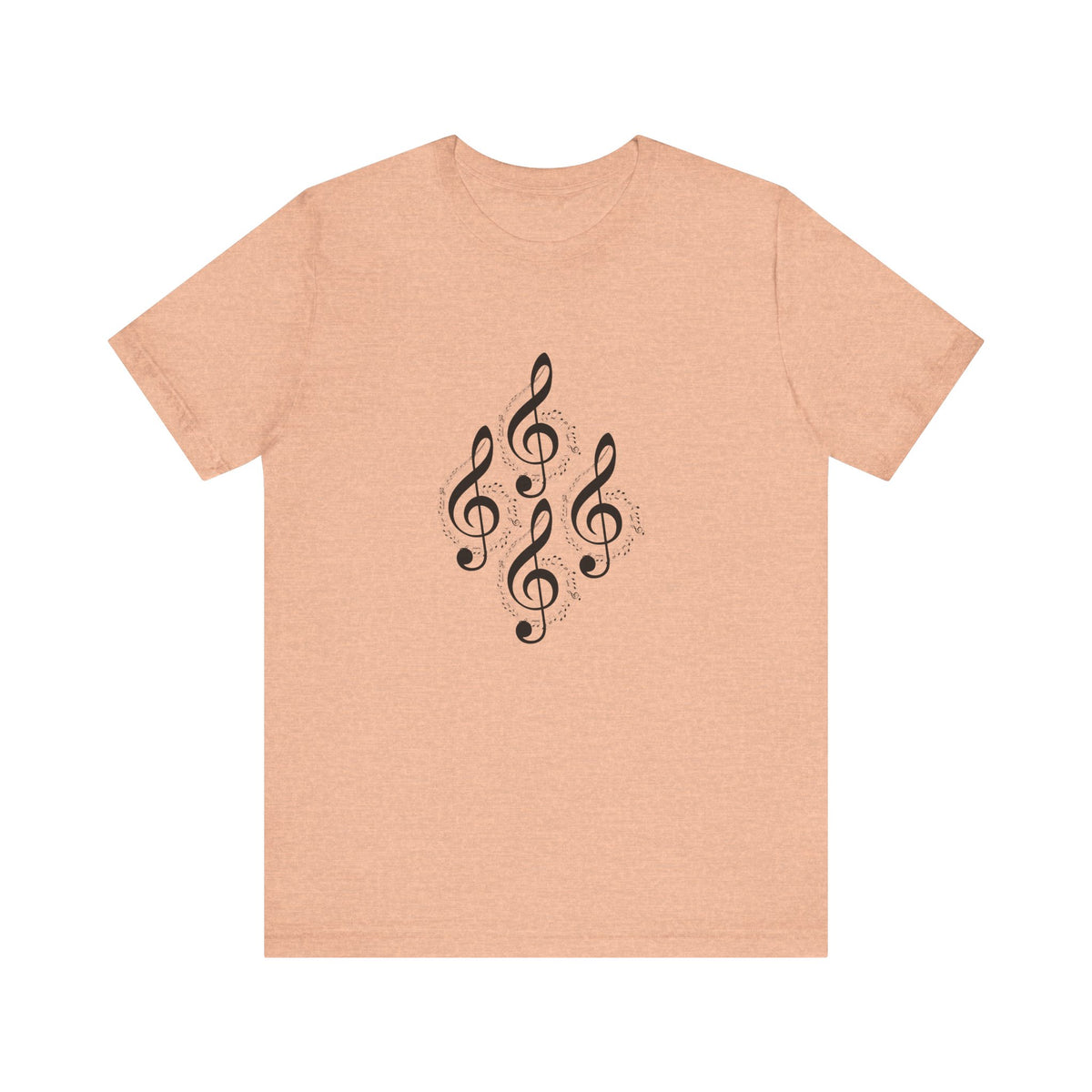 Musical Notes Tee - Perfect for Music Lovers, Casual Wear, Concerts, Festivals, Unique Gift Idea