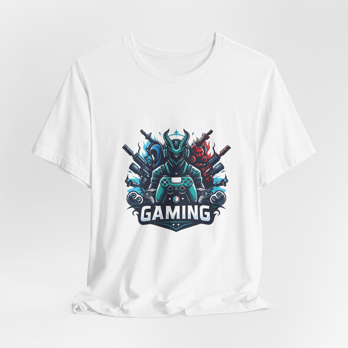 Gaming Controller Emblem Tee — Esports Gamer Graphic T-Shirt