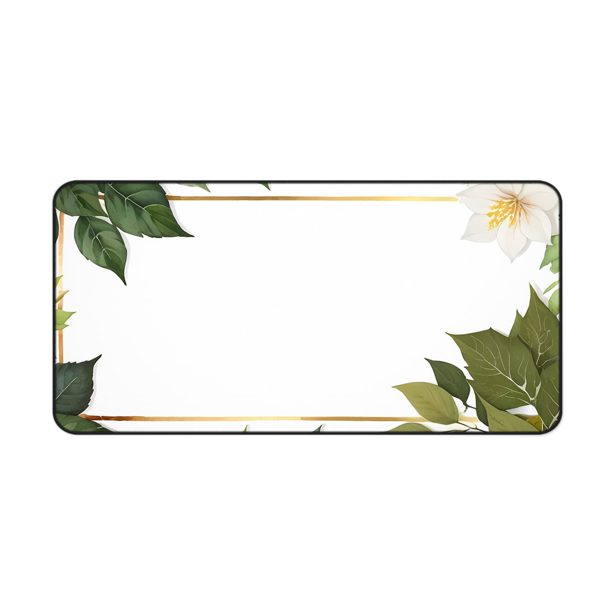Elegant Botanical Desk Mat, Office Decor, Floral Desk Pad, Eco-Friendly Workspace, Gift for Her, Home Office Accessories