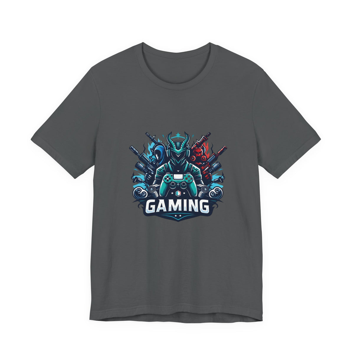 Gaming Controller Emblem Tee — Esports Gamer Graphic T-Shirt