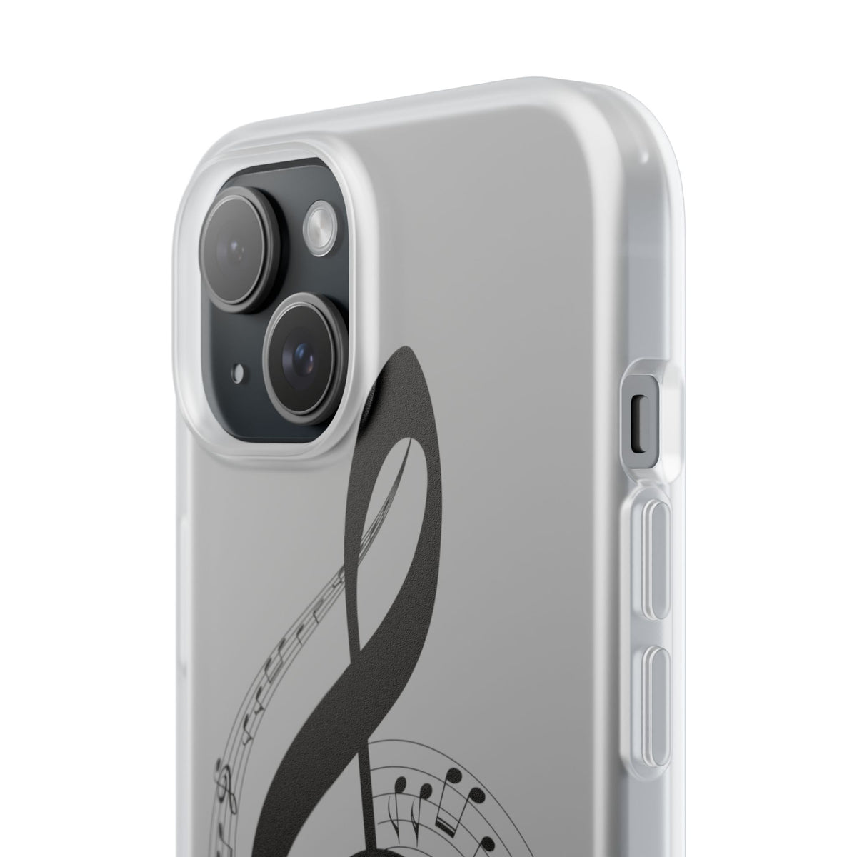 Phone Case — Musical Treble Clef Design
