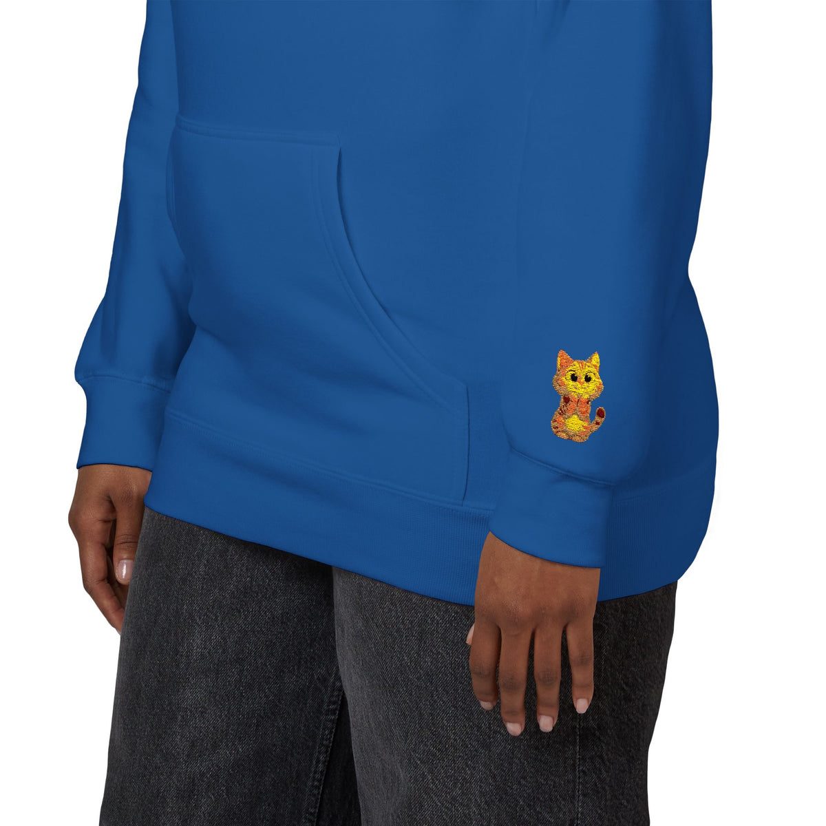 Cozy Fleece Hoodie with Cute Animal Design, Unisex Sweatshirt for Casual Outings, Gifts for Animal Lovers, Perfect for Fall and Winter