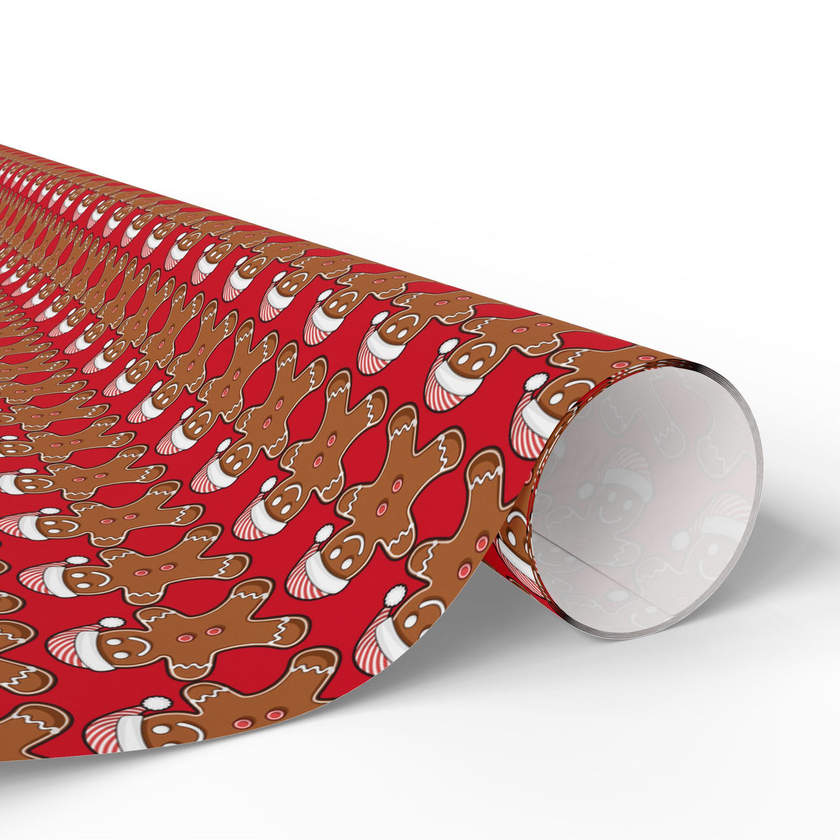 Gingerbread Holiday Wrapping Paper Roll