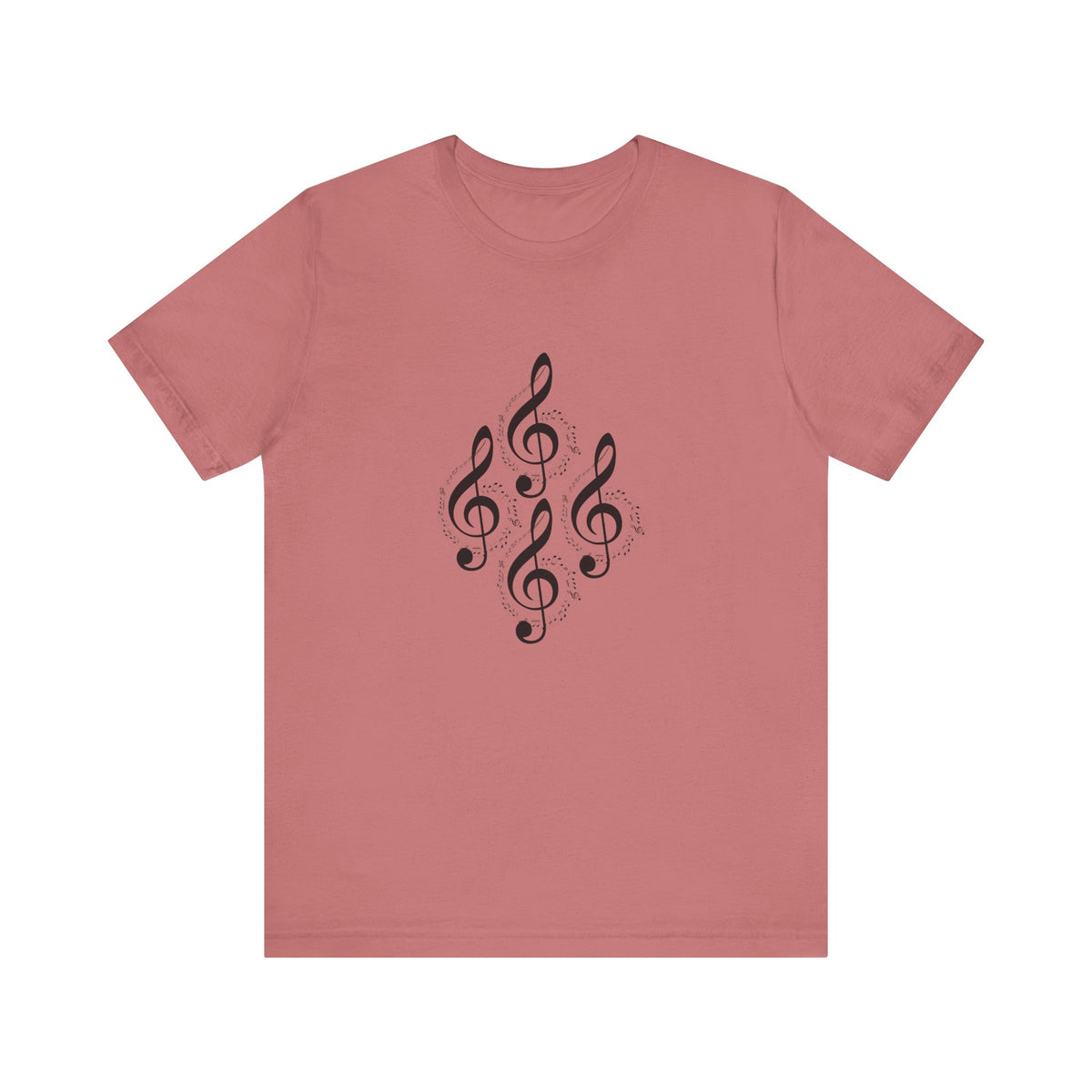 Musical Notes Tee - Perfect for Music Lovers, Casual Wear, Concerts, Festivals, Unique Gift Idea