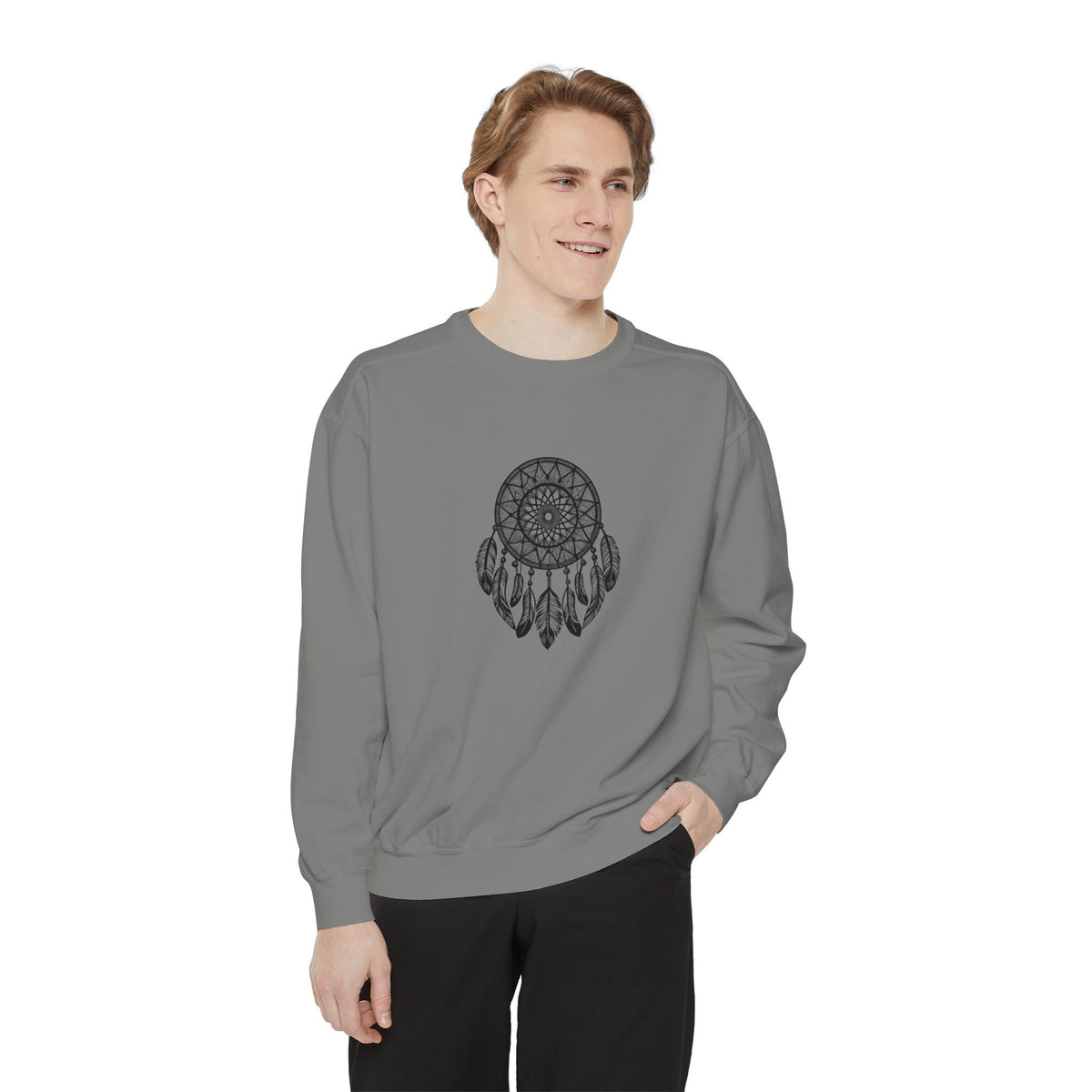 Dreamcatcher Sweatshirt for Cozy Vibes, Perfect Gift for Boho Lovers, Casual Outfits, Fall Style, Relaxing Days