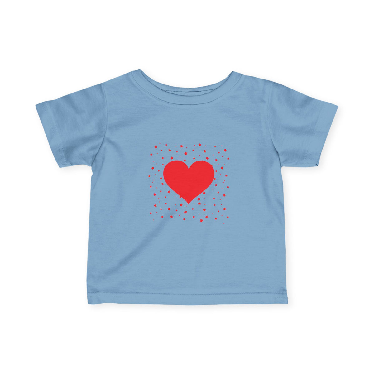 Infant Tee – Red Heart Confetti Baby Shirt