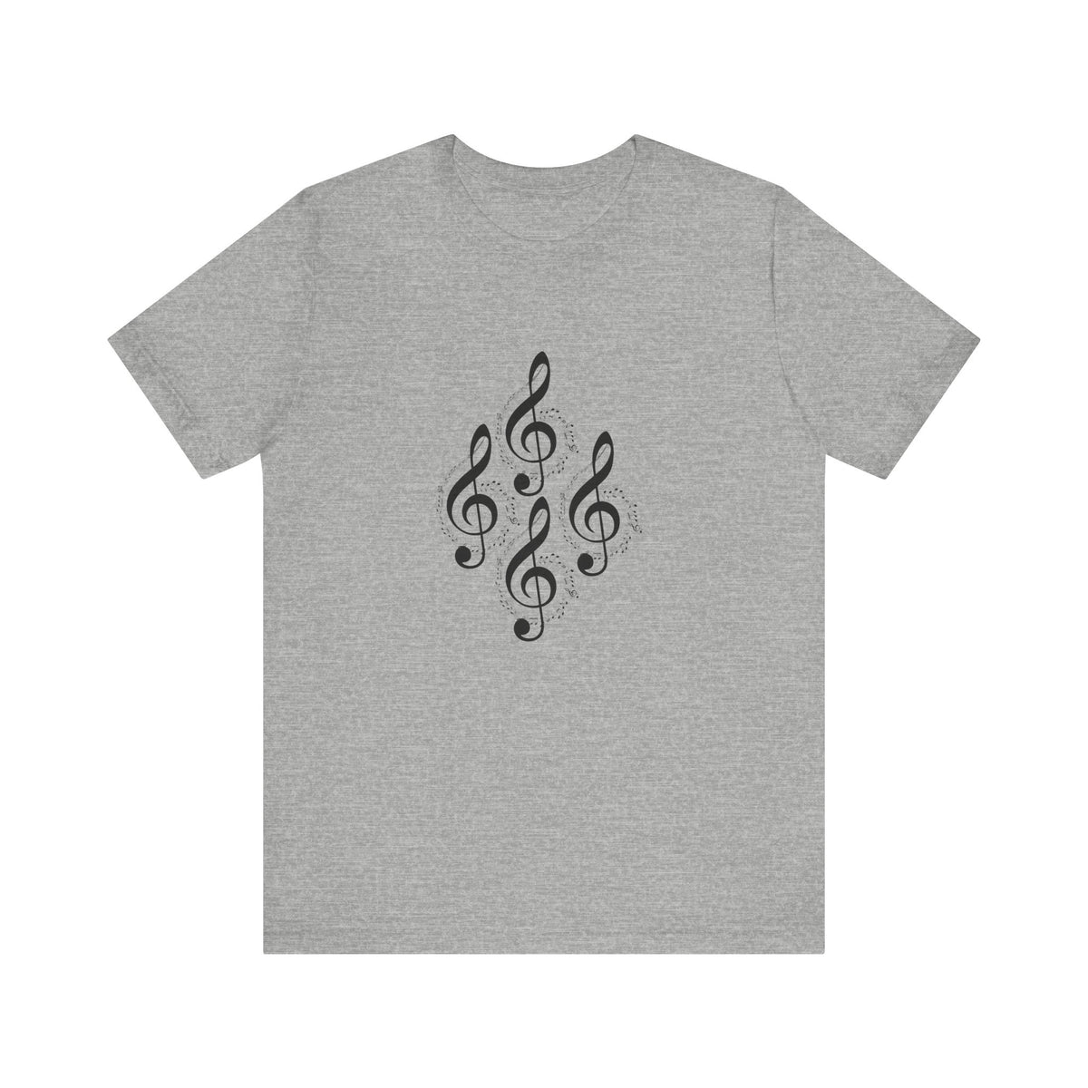 Musical Notes Tee - Perfect for Music Lovers, Casual Wear, Concerts, Festivals, Unique Gift Idea