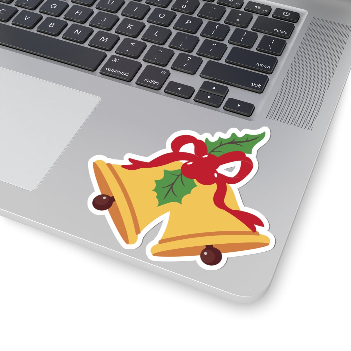 Christmas Bells Sticker — Festive Kiss-Cut Holiday Decal