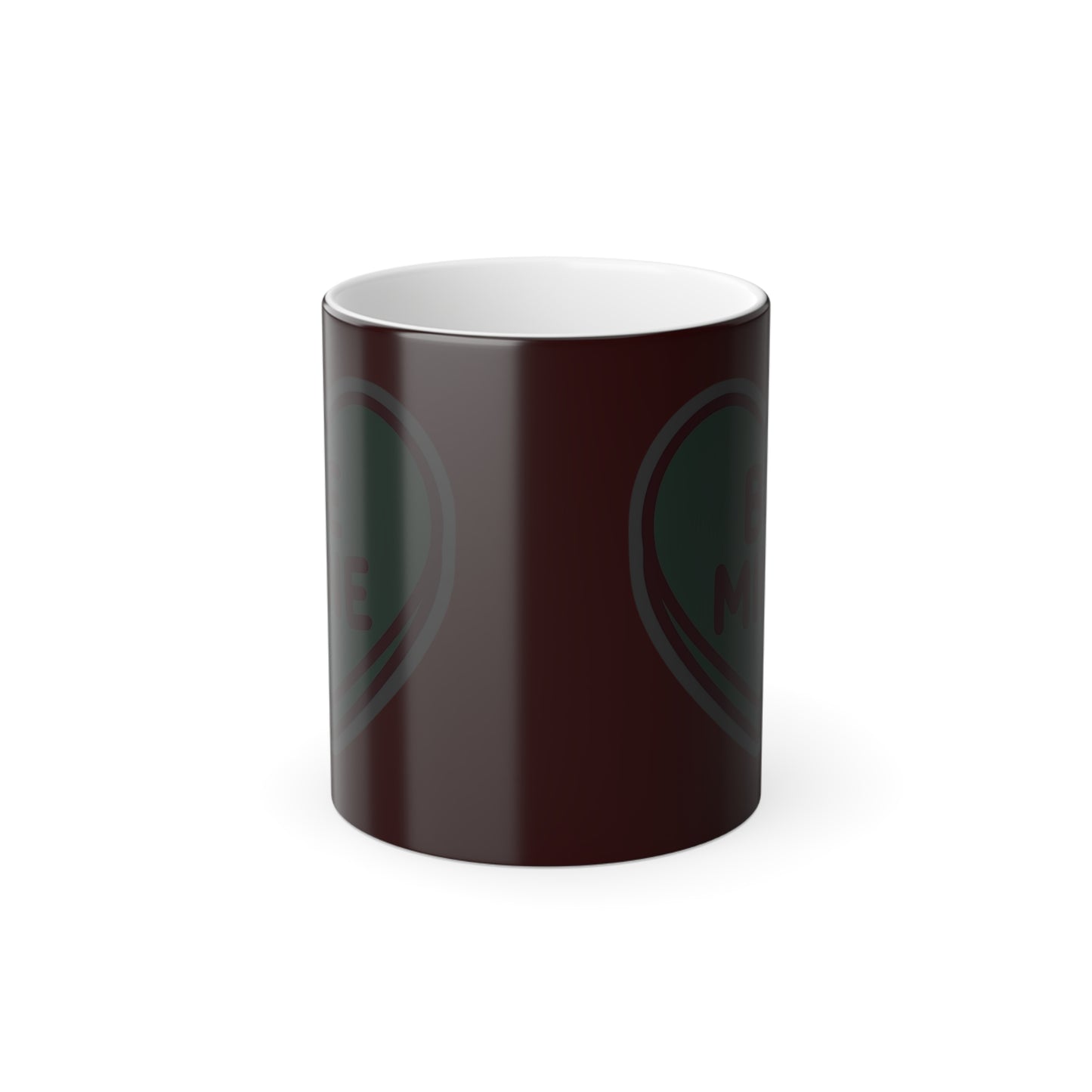 Color-Changing Mug – “Be Mine” Heart Valentine Coffee Cup, 11oz