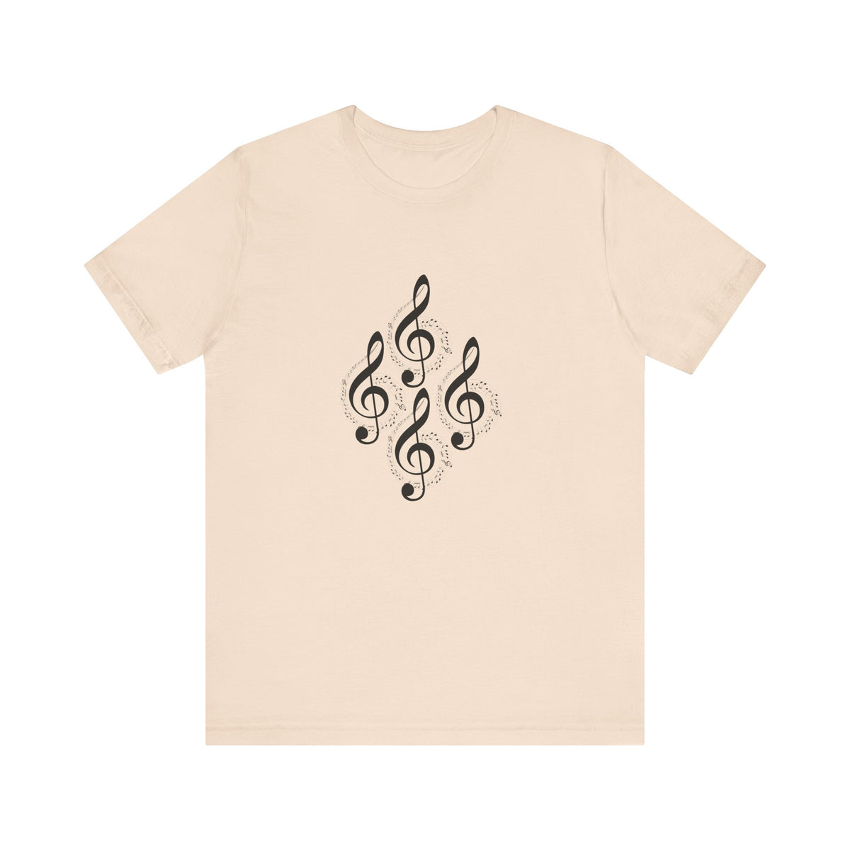 Musical Notes Tee - Perfect for Music Lovers, Casual Wear, Concerts, Festivals, Unique Gift Idea