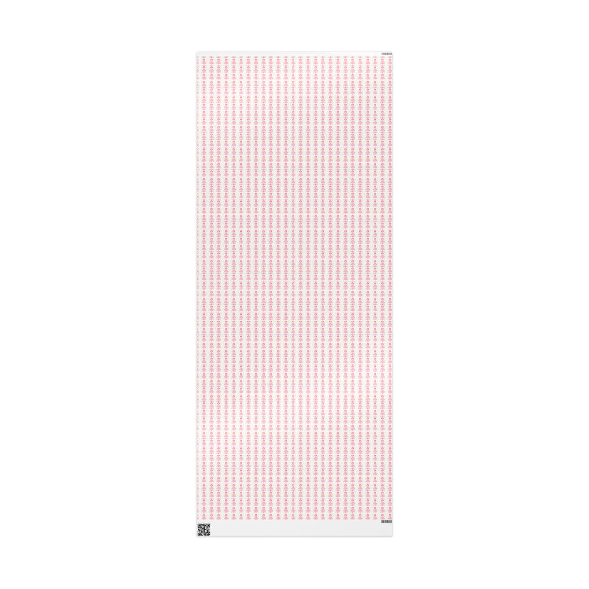 Pink Heart Pattern Wrapping Paper Roll — Cute Valentine & Birthday Gift Wrap