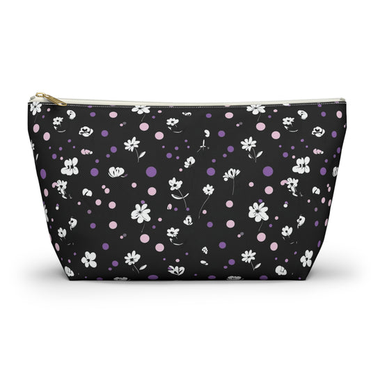 Chic Floral Accessory Pouch, Makeup Bag, Travel Organizer, Gift for Her, Small Purse for Essentials, Cute Storage