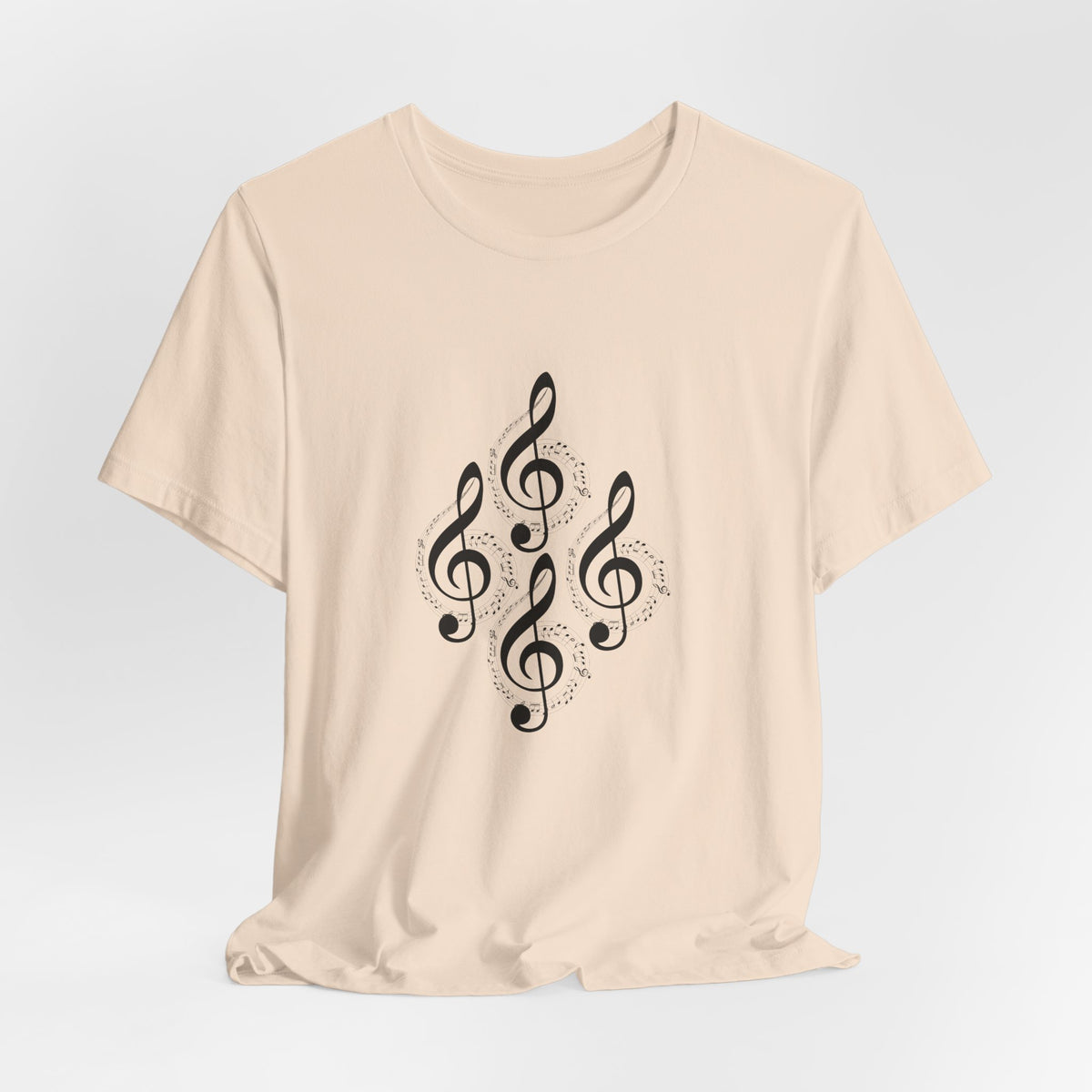 Musical Notes Tee - Perfect for Music Lovers, Casual Wear, Concerts, Festivals, Unique Gift Idea