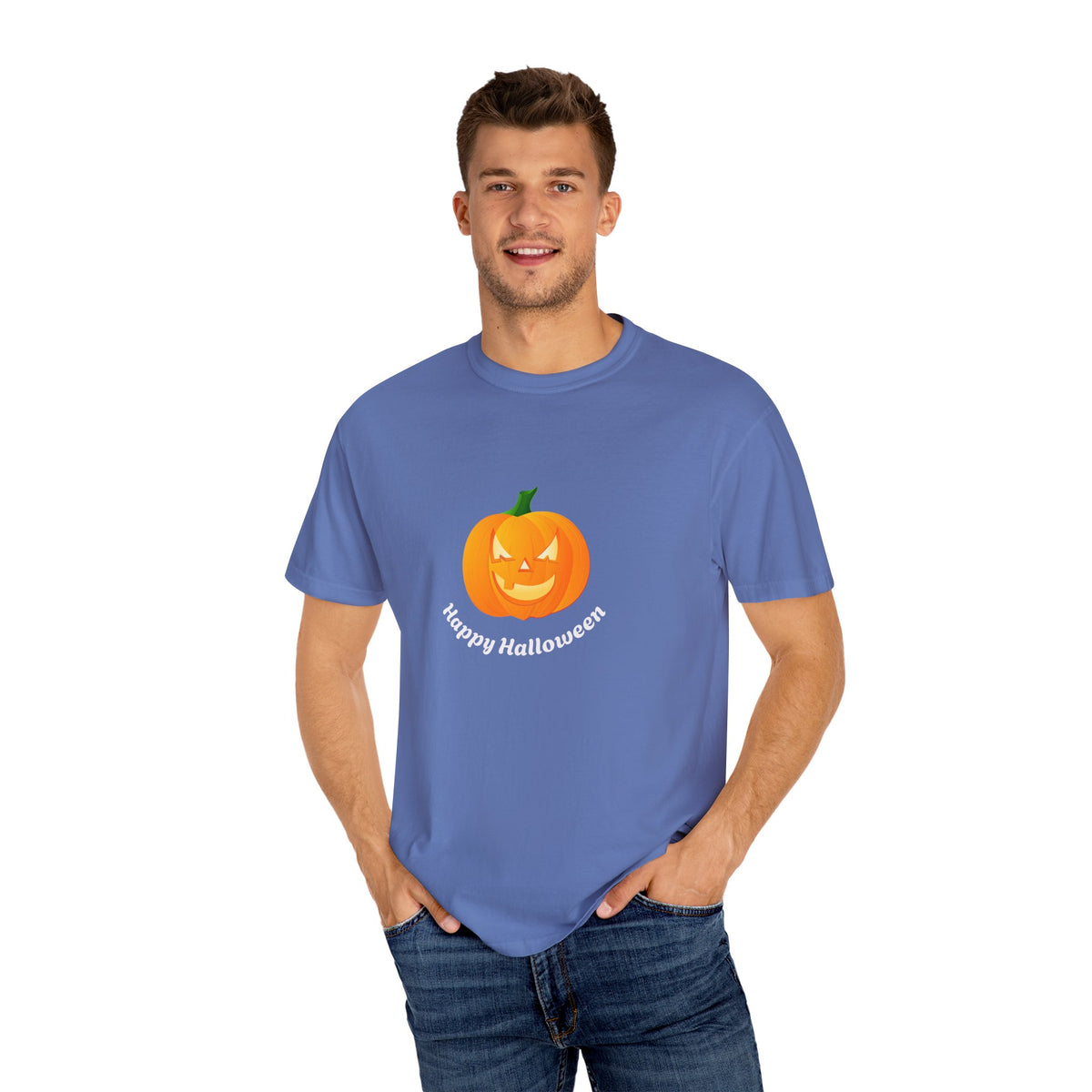 Halloween Pumpkin T-Shirt, Unisex Fall Shirt, Spooky Tee, Autumn Casual Wear, Trick or Treat Costume