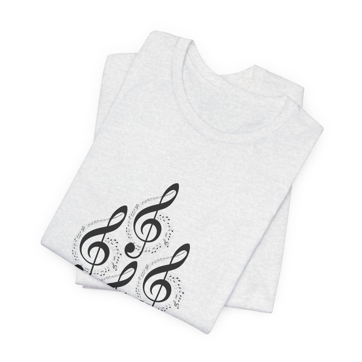 Musical Notes Tee - Perfect for Music Lovers, Casual Wear, Concerts, Festivals, Unique Gift Idea