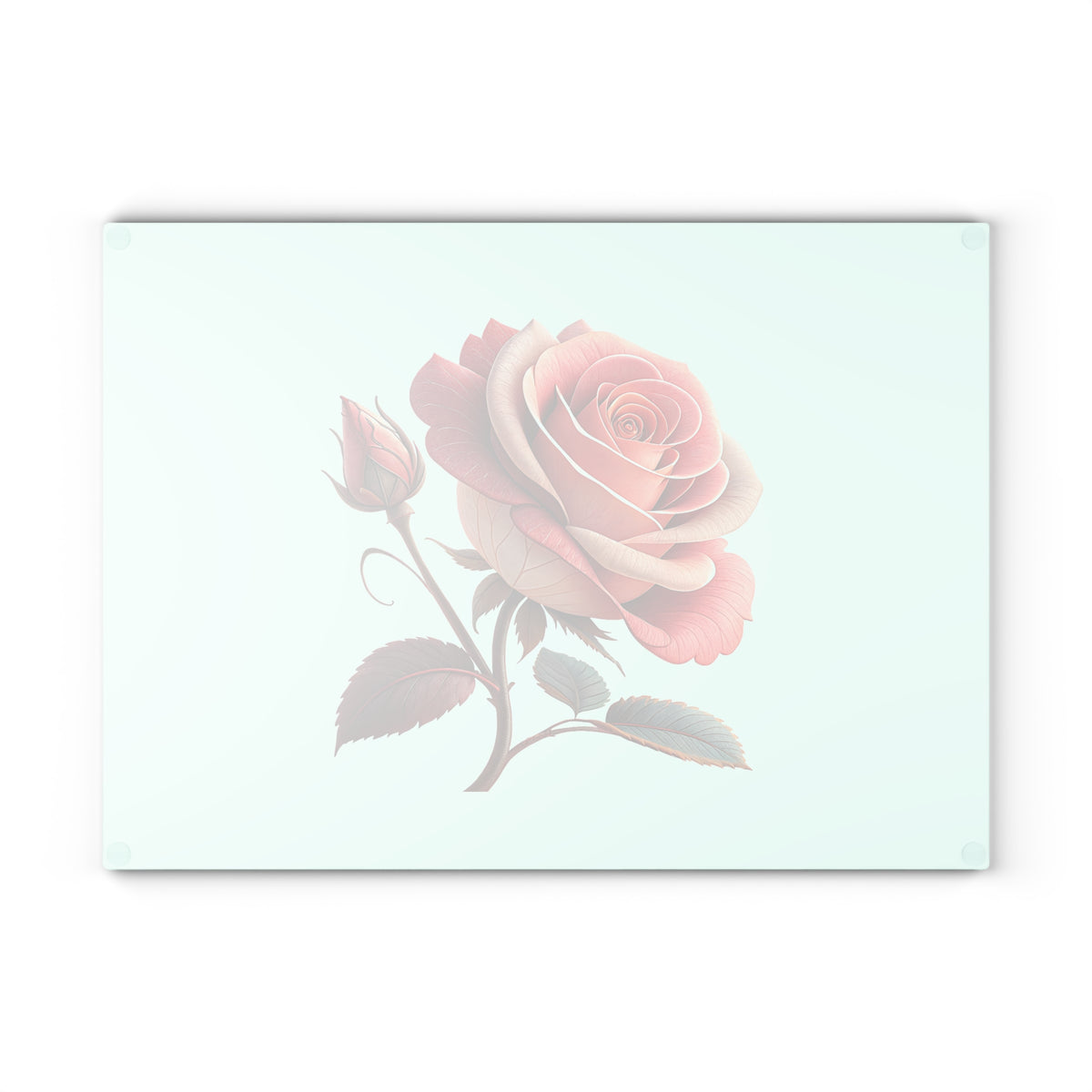 Elegant Floral Glass Cutting Board | Kitchen Decor, Wedding Gift, Home Essentials, Gift for Her, Entertaining Accessories