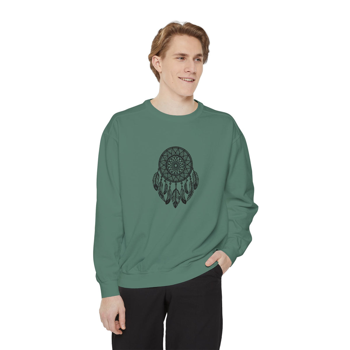 Dreamcatcher Sweatshirt for Cozy Vibes, Perfect Gift for Boho Lovers, Casual Outfits, Fall Style, Relaxing Days