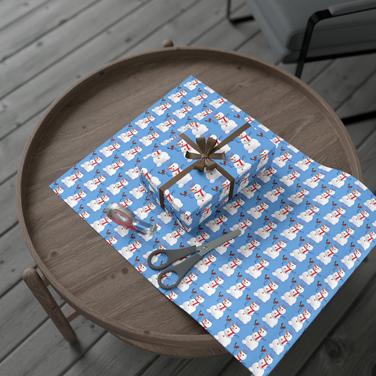 Snowman Gift Wrap Papers for Holiday Cheer, Christmas, Winter Parties, Eco-Friendly Wrapping, Festive Gifts, Seasonal Celebrations