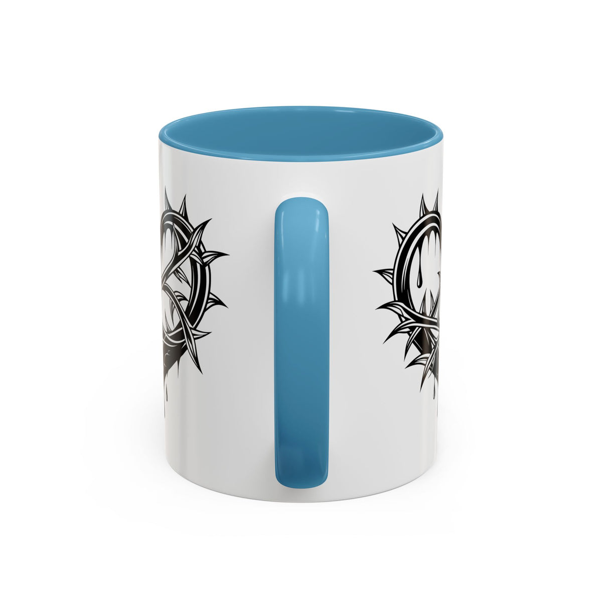 Gothic Heart Mug, Unique Art Coffee Cup for Gifting, Gothic Home Decor, Perfect for Friends, Gothic Style Drinkware