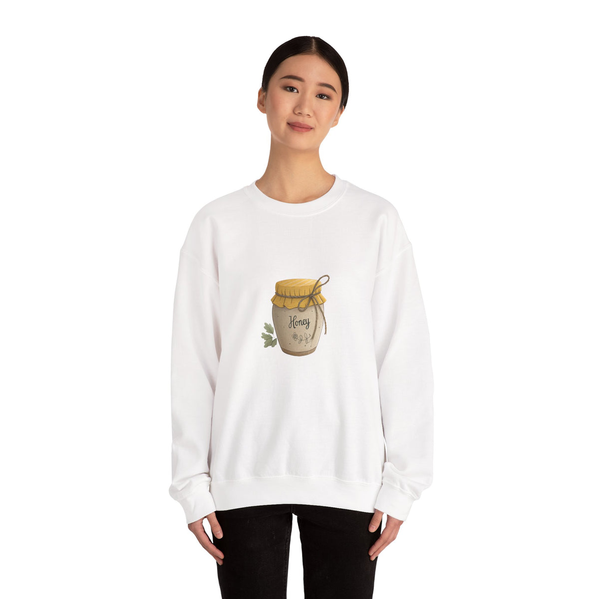 Honey Jar Sweatshirt, Cozy Gift, Fall Fashion, Unisex Apparel, Sweetheart Gift, Cute Sweatshirt