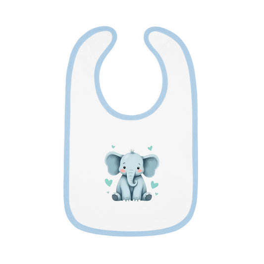 Cute Elephant Baby Bib - Adorable Infant Feeding Accessory